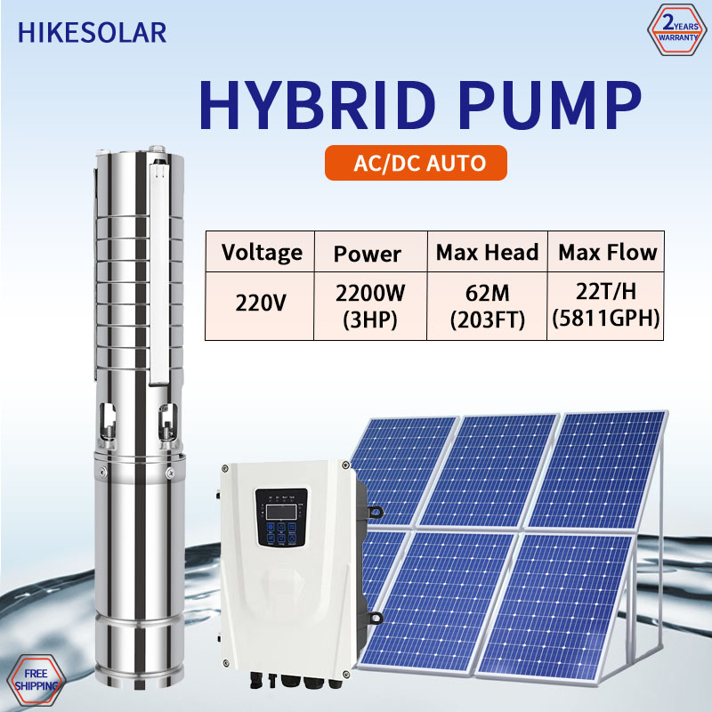 Farming Pump For Agriculture - Bomba híbrida dc ac movida a