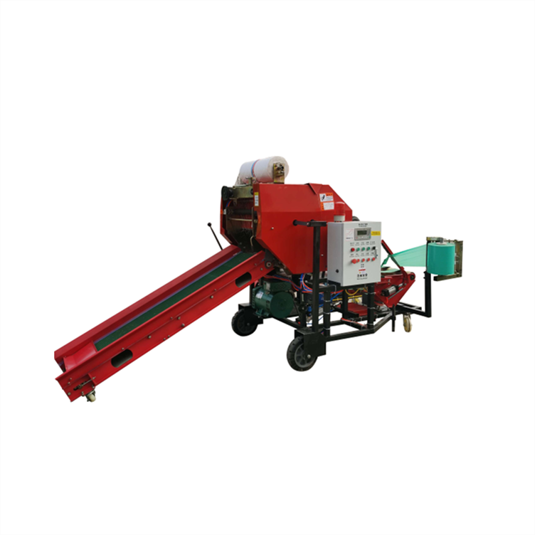 Silage Baler Machine - Mini enfardadeira automática redonda, enfardadeira de