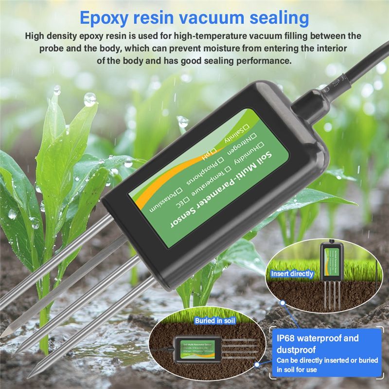 Sensor de Solo AEE6-8 em 1 par - Precision Farming Smart Agriculture avaliação e preço