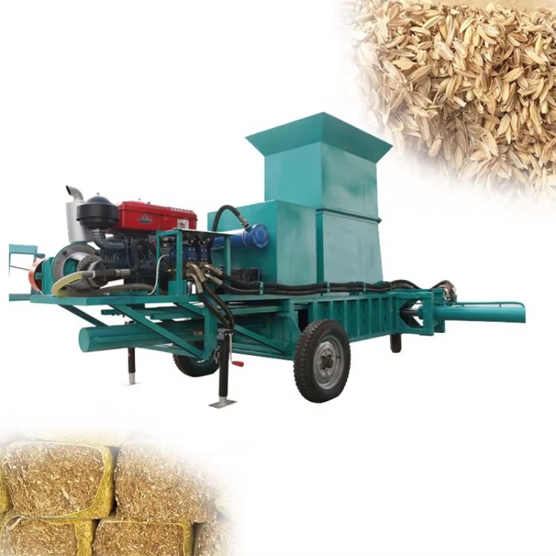 Enfardadeira Móvel a Diesel Hi - Silage Baler Machine avaliação e preço
