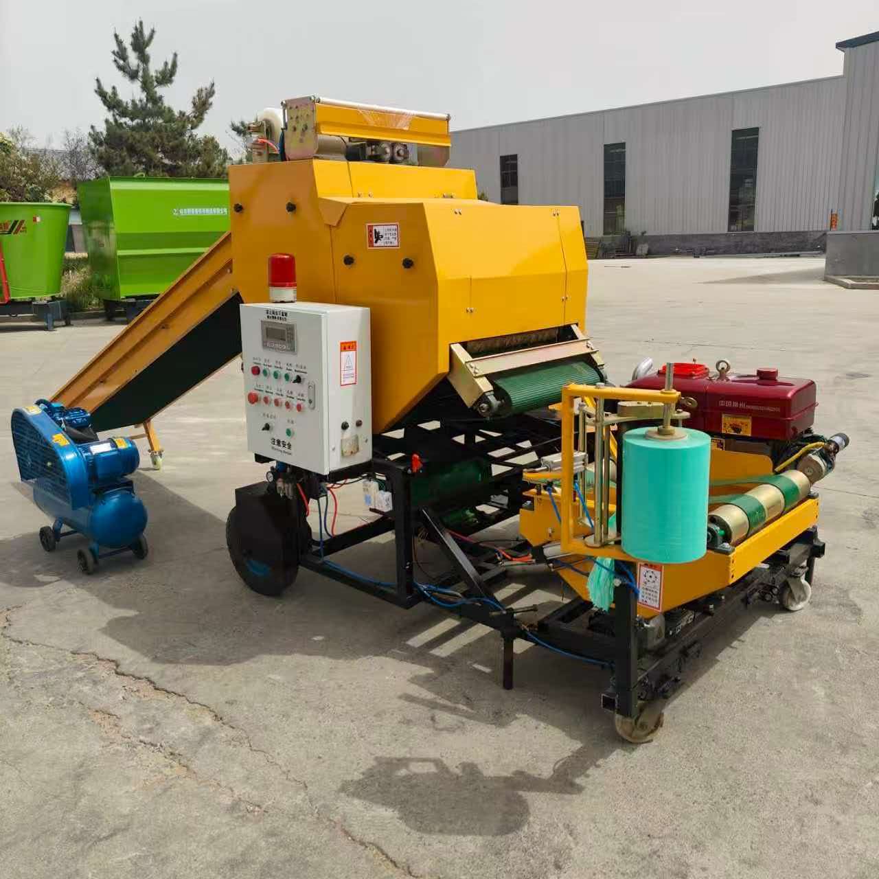 Máquina Enfardadeira e Embalad - Silage Baler Machine avaliação e preço