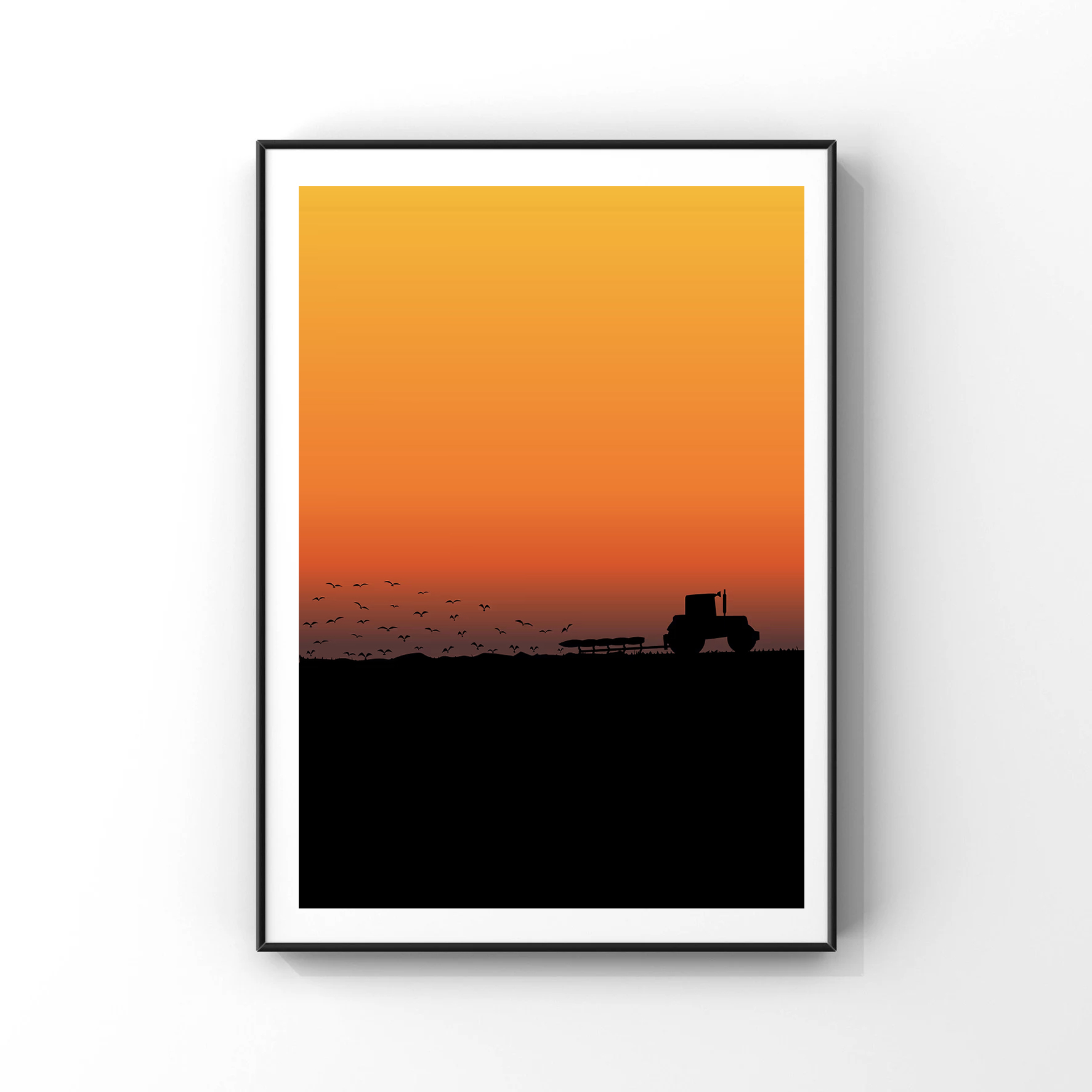Arte abstrata trator trabalhan - Farming Agriculture Pictures avaliação e preço