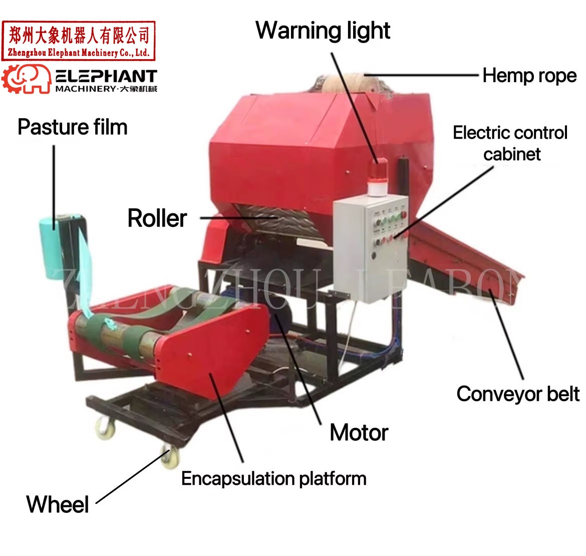 Mini Enfardadeira e Embaladora - Silage Baler Machine avaliação e preço